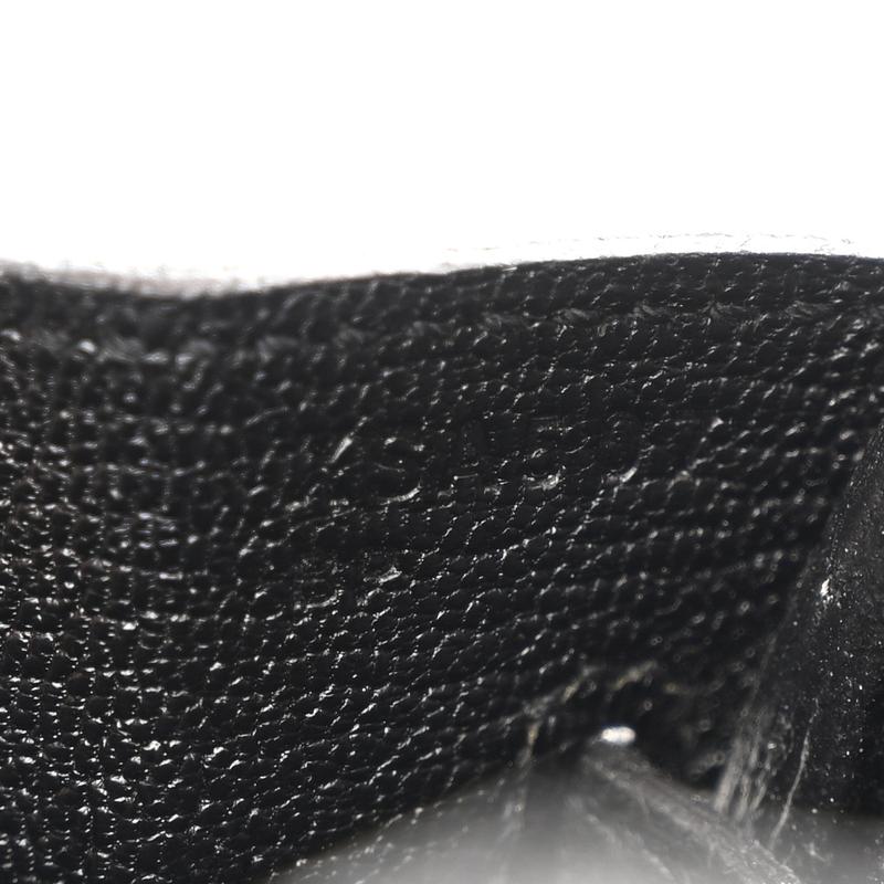 Pre-owned HERMÈS Leather Travel Bags Togo Birkin 25 Black