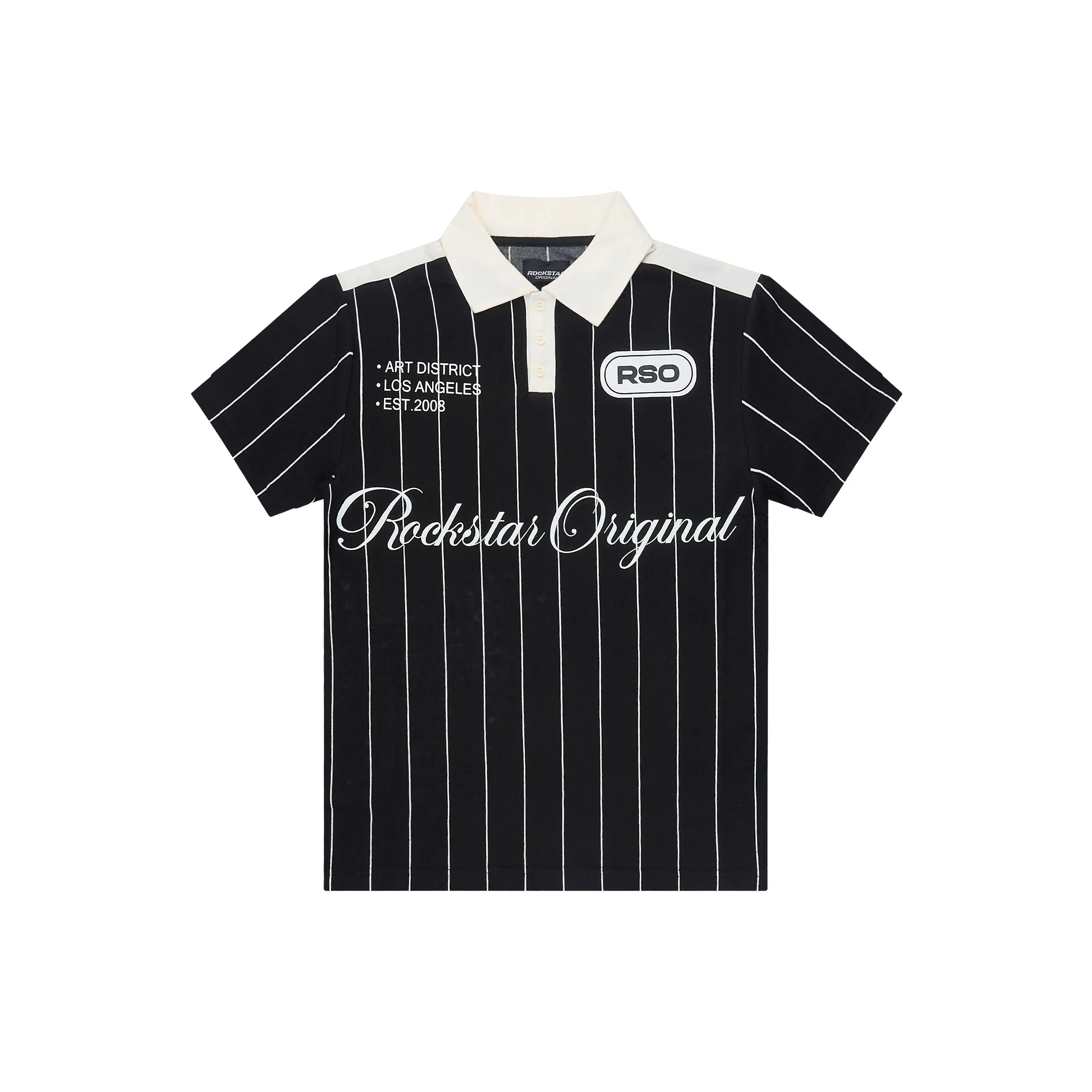 Boys Relo Black/White Polo