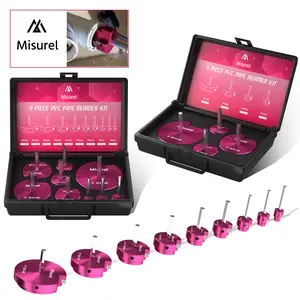 Flash sale price：MISUREL PVC Pipe Reamer Kit, Aluminum PVC Fitting Saver, Plumbing tools for SCH40
