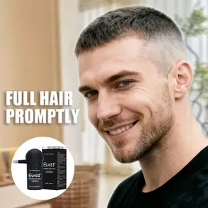 BUNEE Hair Thickening Fibers 15g - Instant Fullness & Density for Thin Fine Hair - Suitable for Women & Men - Enhances Hair Texture
