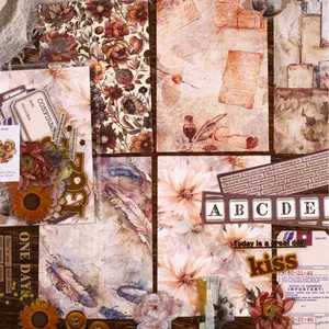 3 Pack Garden Theme Floral Plant Stickers, Creative Hand Account Decoration Material, Suitable for Collage Notebooks, Albums, Phone Cases