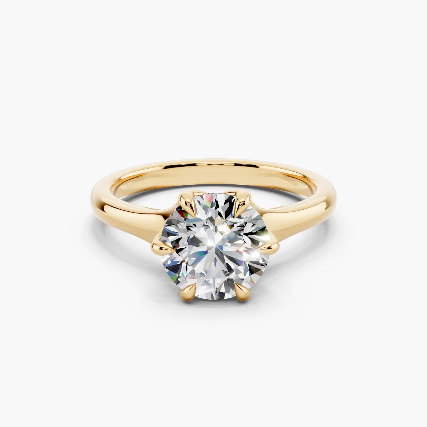 Tulip Cathedral Engagement Ring