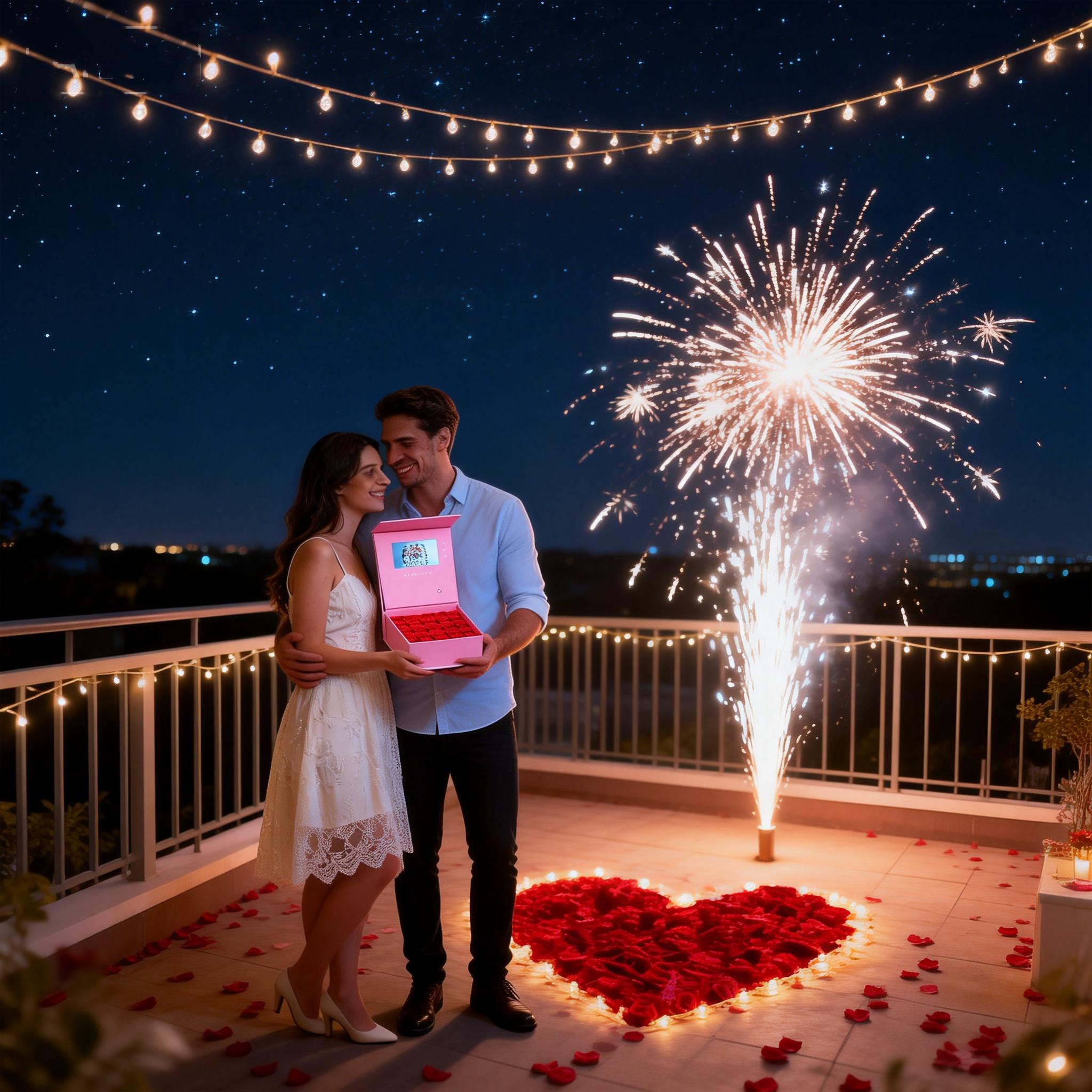 Gift Box With Voice Photo Video Mother's Day and Valentine's Day Elegant Gift Set for Women