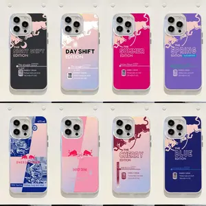 Summer Energy Drink Phone Case For iPhone 17 Pro Max 16 15 14 13 12 11 Pro Plus Max | Vibrant Summer Design, Shockproof Clear Frame, Trendy Beverage Aesthetic | Fun Protective Cover #YJLDSBSL1