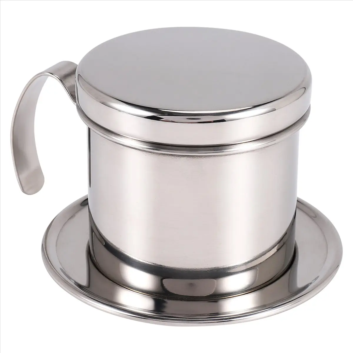 Vietnamese Coffee Filter Portable Coffee Press Maker Reusable Phin Infuser Strainer Pot Coffee Drip Brewer Manual Coffee