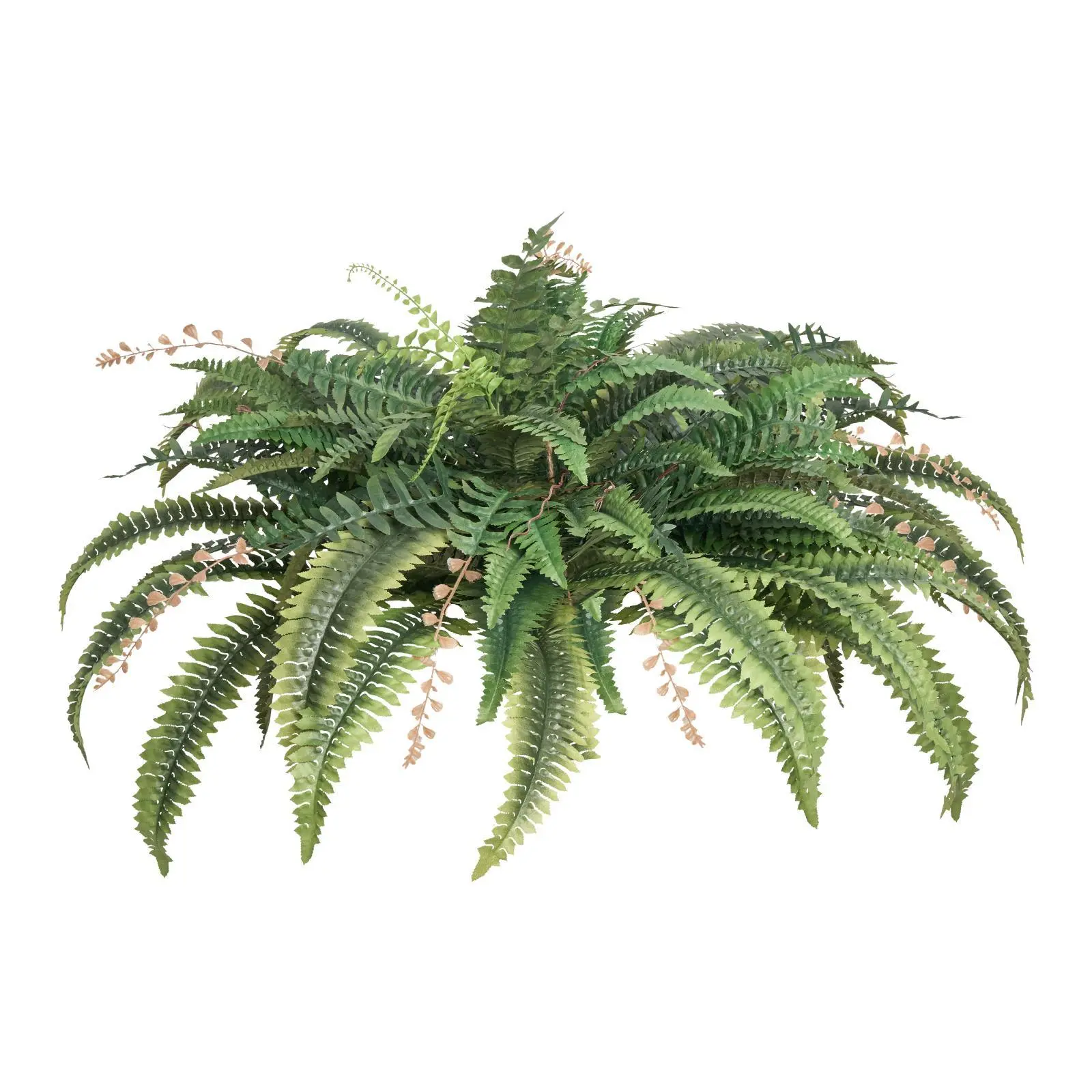 【SummerFinds】VEVOR Artificial Ferns,  Natural Spread Diameter 37-41 Inch, Large Hanging Fake Boston Ferns, Sunlight Resistant Fake Plant Wall Decor with 80 Branches and Flowerpot, Faux Fern for Home Office Outdoor
