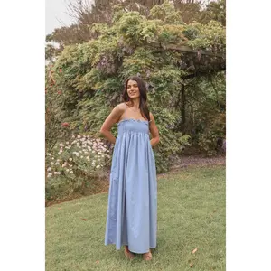 Josie Maxi Dress - Cornflower Blue
