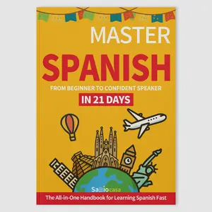 2026 Edition Professional Level Master Spanish in 21 Days - Complete Audio Courses and Real Sentence Practice Book, suitable for beginners, suitable for gifts,Language Enthusiast,Textbook Language,textbooks, Mother's Day gift! Happy Mother's Day!