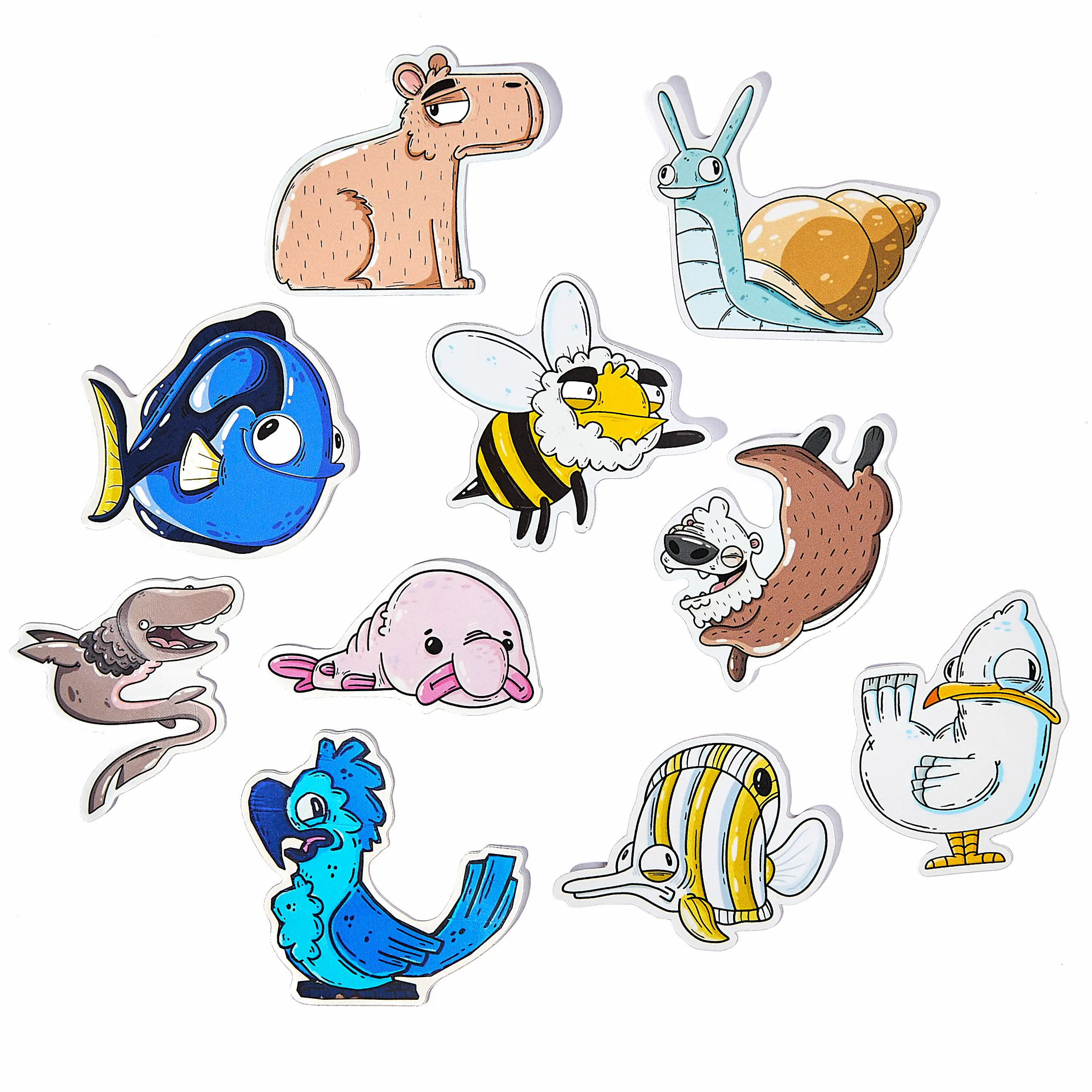 Mystery Cartoon Sticker Packs