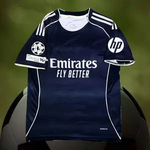 2025 2026Away Black Mbappe Short Sleeve Jersey