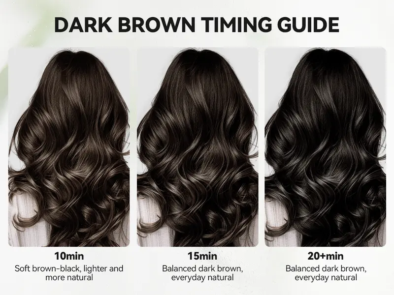Limer 6-in-1 Multicolor Hair Dye Shampoo - 460ml Herbal, Ammonia-Free, Semi-Permanent, No Bleach Formula with Black Currant Leaf Extract for Adults, Anti-Aging Gray Hair Coverage, 48-Hour Patch Test Required At-Home Haircare