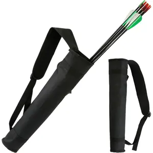 Archery Quiver - Adjustable Back & Hip Arrow Holder for Compound & Recurve Bows - Lightweight Foldable Bag with Large Capacity for Hunting, Target Practice, Youth & Adults