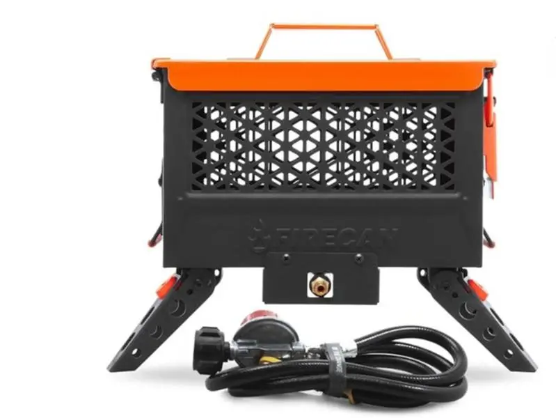 Ignik FireCan Portable Propane Fire Pit with Adjustable Regulator & 5ft Hose Camping Fire Pit