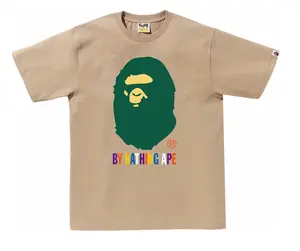 BAPE Colors By Bathing Ape Tee (SS24) Beige Size Small Mens