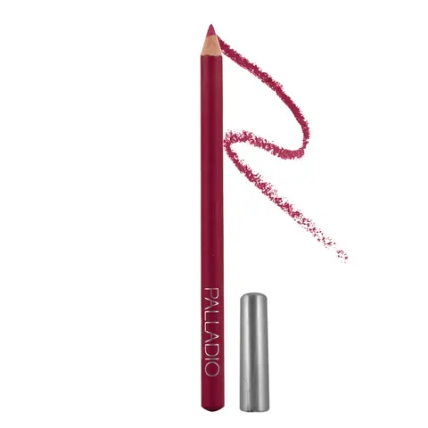 Palladio Classic Wooden Lipliner Pencil - Cosmetic Hard Stick Lip Product, Firm & Smooth Formula, Gluten-Free, Cruelty-Free, CI 75470, Color Pencil Makeup Lipliner for Adults, Ideal for Lip Contour
