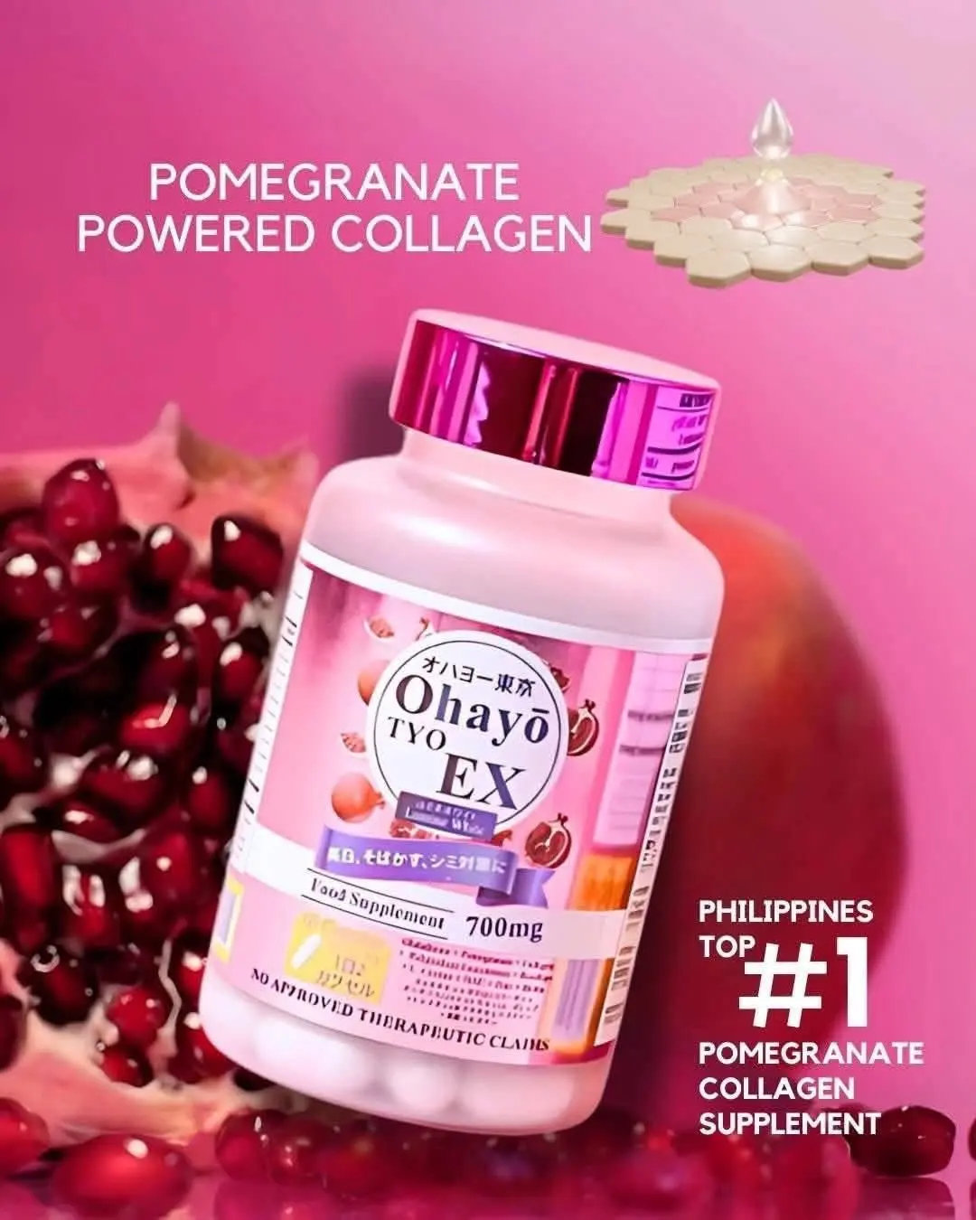 Ohayo TYO EX Lumine White Glutathione Supplement 700mg, 60 Capsules - TikTok Shop Ohayo TYO EX Lumine White Glutathione Supplement 700mg, 60 Capsules - TikTok Shop