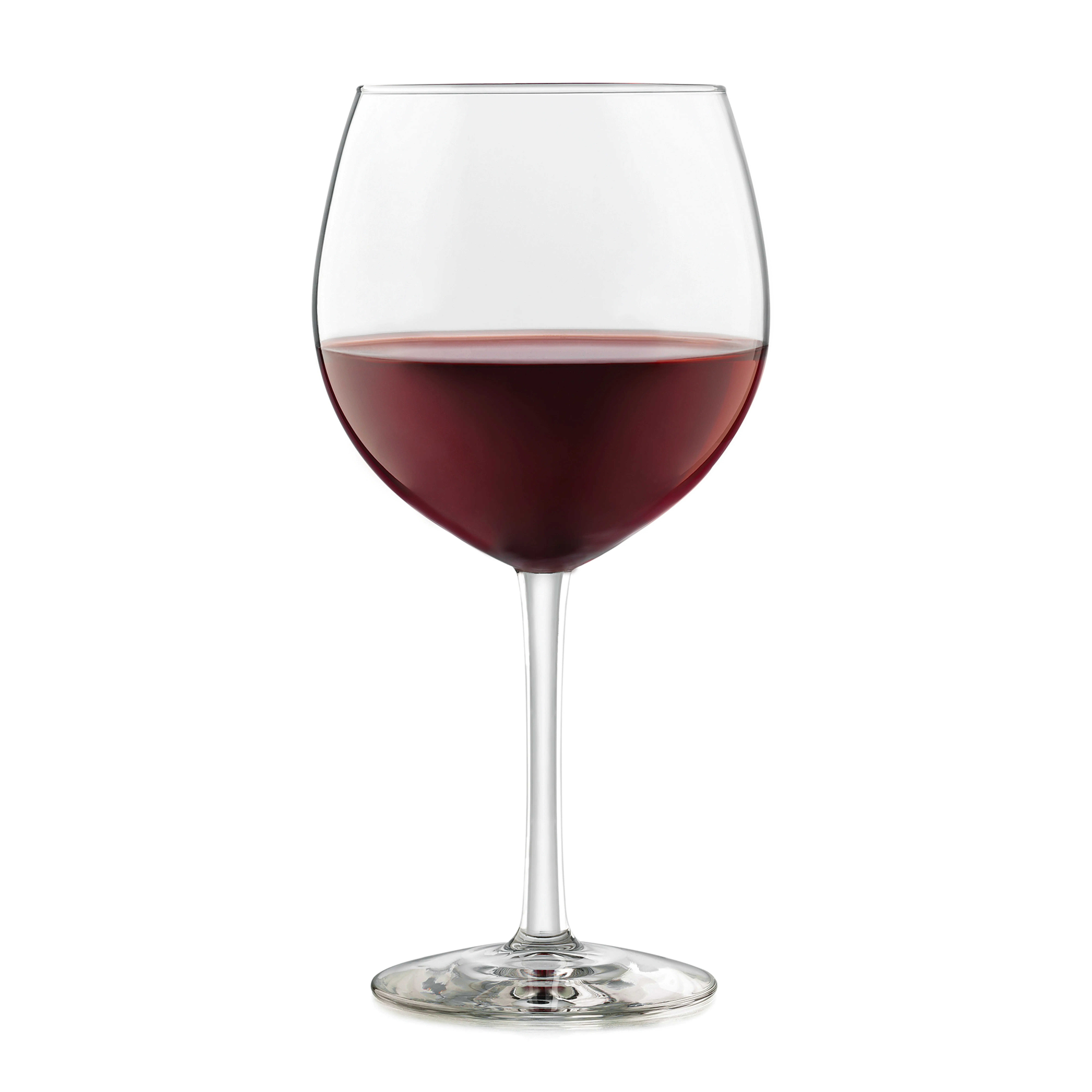 Libbey Midtown Red Wine Glass Set, 18.25 Oz Elegant Large Red Wine Glasses Set of 8, Long Stem Glass Wine Glasses for Weddings, Birthdays, and More