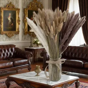 Dried Flower Bouquet Set – Aesthetic room decor with a natural look, perfect for home, hotel, office, weddings, parties, and tabletop displays.