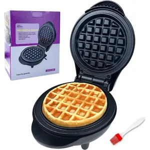 Mini Waffle Maker Electric waffle iron Nonstick Chaffle Maker for  600W