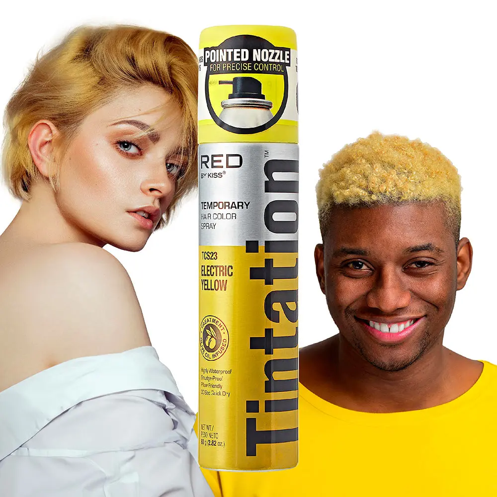 RED by KISS Tintation Color Spray Vibrant Collection - Electric Yellow RED by KISS Tintation Color Spray Vibrant Collection - Electric Yellow
