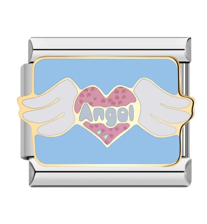 Angel heart Italian Charm