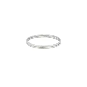 Jenny Bird Dane Bangle Set Of 2 in Platinum