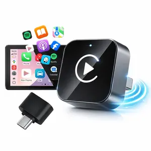 2026 Professional Upgrade Wireless Carplay Adapter, Android Auto 2-In-1, Instant Screen Connection, Smooth Navigation Entertainment