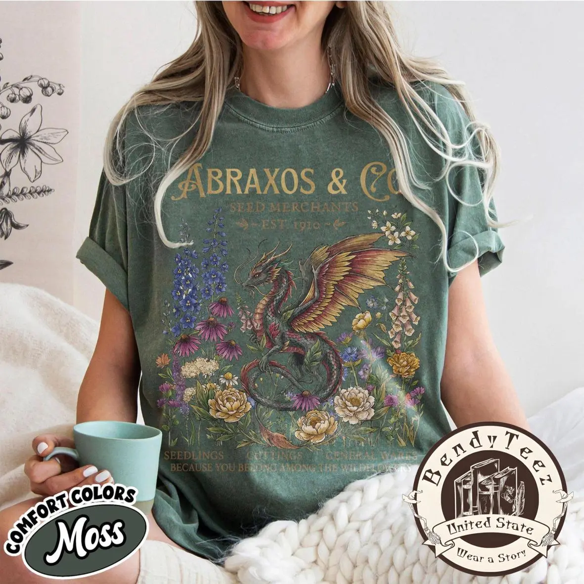 Throne of Glass Manon Blackbeak Tee, Abraxos Wyvern Dragon Rider T-Shirt, Fantasy Gift Shirt, Timeless Appeal, Simple and Clean, Laid-Back Vibe, Always in Style