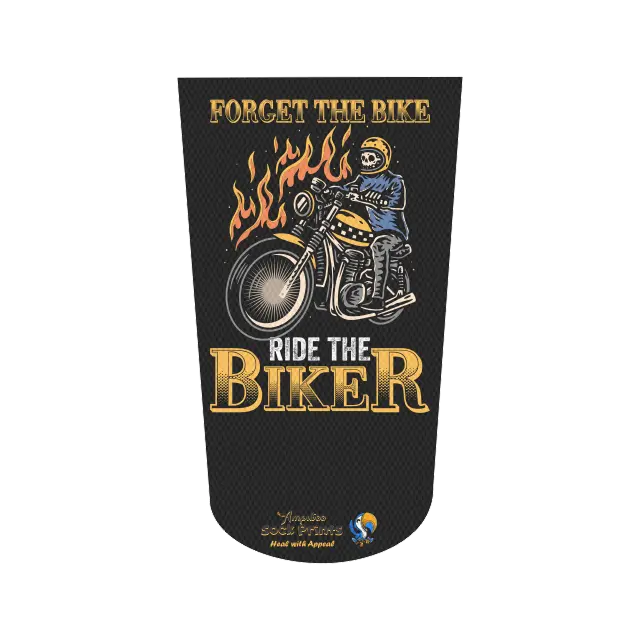 Amputee Sock Forget The Bike Ride The Biker V1, Prosthetic Limb Sock, 3ply Stump Sock