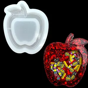 Apple Teacher Shaker Mold