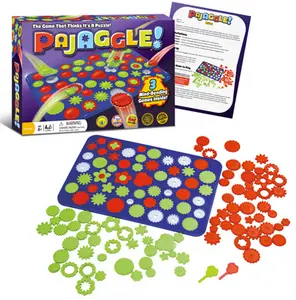 Continuum Games Pajaggle Boardgame - Puzzle-solving Game for Ages 8+ with Unique Piece Designs for Solo, Competitive, and Team Play Options