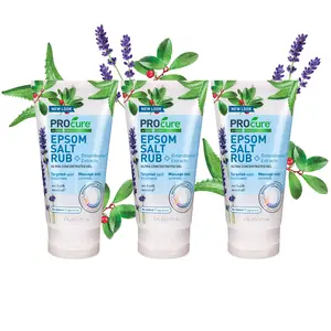 PROcure Epsom Salt Rub Gel with Aloe Vera 6 Fl Oz Pack of 3