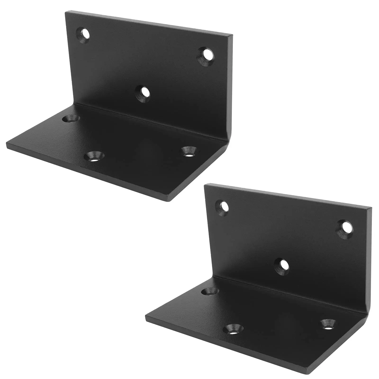 2 L Shaped Angle Brackets For 6x6 Wood Posts  Decks Pergolas & Furniture 3/16" Thick 90 Degree Corner Brace Max Load 220 Lbs