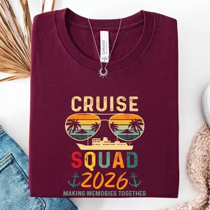 Custom Cruise Squad 2025 Shirt,Family Matching Vacation Shirts,Cruise Squad 2025 Shirt,Cruise Squad Shirts,Custom Family Cruise Shirts