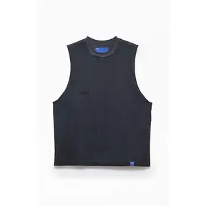 A.R.C. Men's Washed Black Vintage Wash Cut Off Muscle T-Shirt