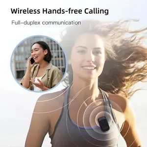 1pc Wearable Bluetooth Speaker - Clip-on Mini Wireless Portable Speaker with Built-in Microphone for Hands-free Music and Calls - Up to 18 Hours Battery Life, Black, Suitable for Sports/Work/Cycling Activities, Smart Speaker Device