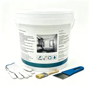Invisible Impermeable Waterproof Coating Sealant - Low-Odor Multi-Purpose Adhesive for Bathroom, Roof, Wall Tile Grout & Drywall Crack Repair, Easy Operation, Surface Protection, Durable Patch Kit transparente solution rock glue