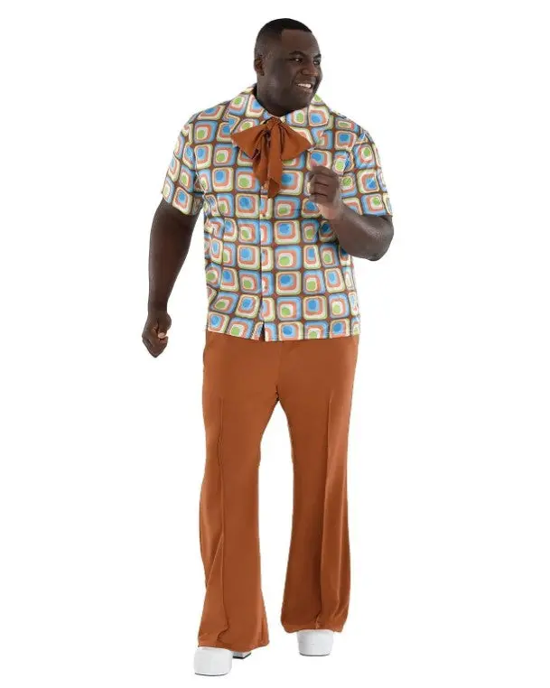 Groovy Collared Shirt & Pants Set - 60's 70's - Costume - Men - 2 Sizes