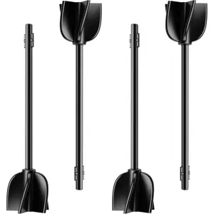 ISTOYO Resin Mixer Paddles for Premium Epoxy Mixer, Attachment for Epoxy Resin Mixer Pro, Reusable Resin Stirrer, Paint Stirrer Drill Attachment for Resin, Silicone Mixing (Included 4 Pcs)