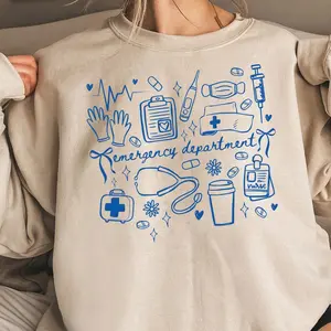Emergency Department Shirt, Nurse Appreciation Sweatshirt, Emergency Room Sweater, Registered Nurse Gift, Nursing Student Tee Fit Soft