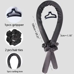 Heatless Lazy Curling Rod Set, Sleep-In Big Wave Foam Hair Rollers Haircare