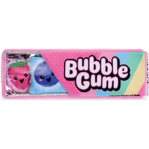 iscream Play with Your Food! Pack of Bubble Gum Scented Fleece Play Pillow Set with Embroidered Accents
