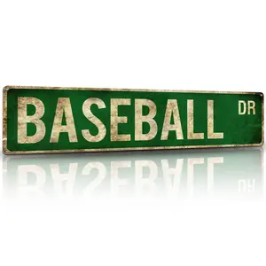 Football Party Decorations Accessories Gifts for Boys 10*40cm Football Stuff Wall Decor for Men Room Football Room Gear Teen Boys Birthday Christmas Vintage Wall Sign