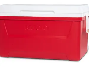 Igloo 48 QT Laguna Ice Chest Cooler, Red