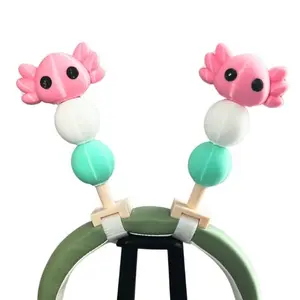 Cute Axolotl Dango Headphones Attachment Accessories Headset