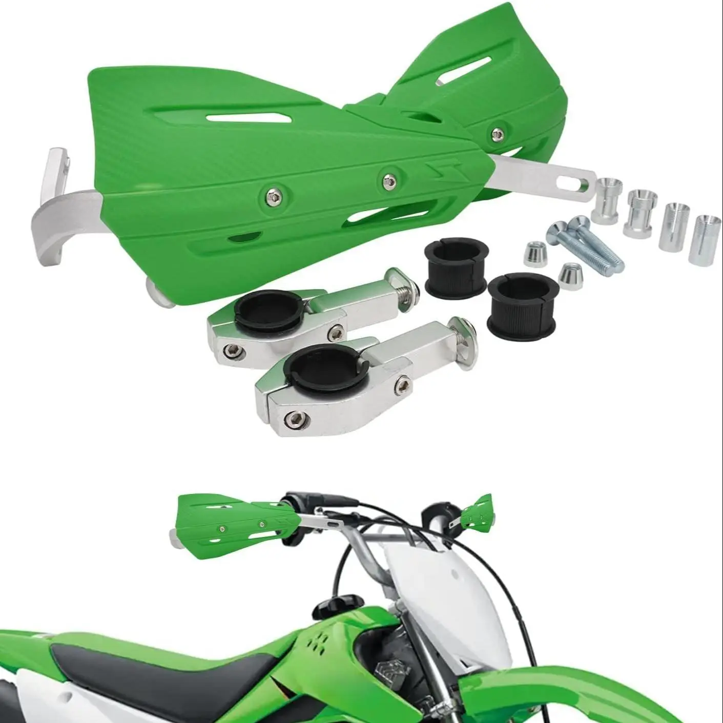 Motorcycle Hand Guard, Universal Motorcycle Hand Guards, Dirt Bike Handguards, Motorcycle Accessories for Dirt Pit Bike MX Motocross Supermoto Racing ATV Quad, Handlebar, Replacement