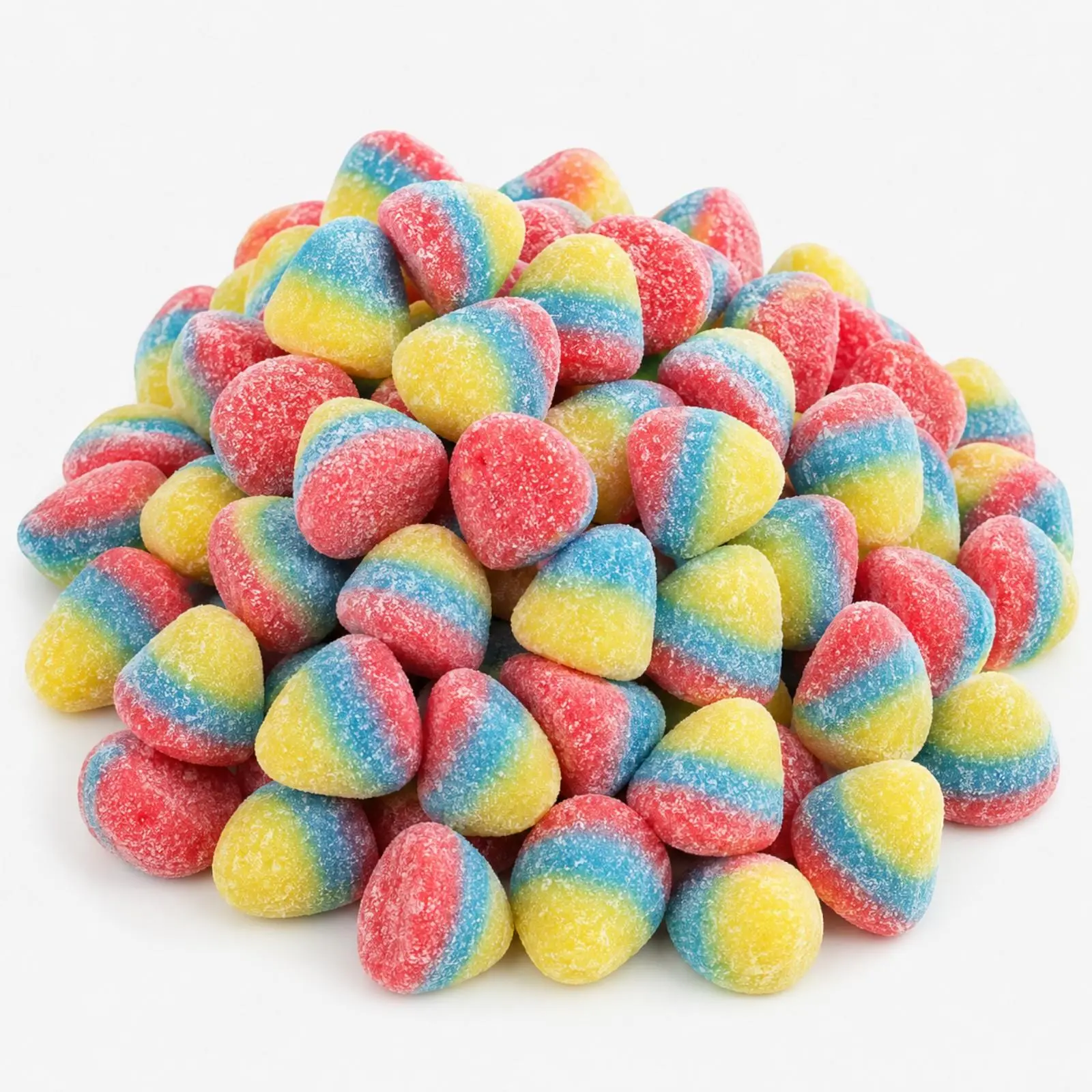 Rainbow Tropical Drops Sour Gummy Candy | Bag of Gummies | Soft & Chewy | Bulk Candy