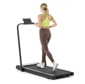Foldable Treadmill with Handle, Under Desk Walking Pad for Small Spaces, Quiet & Slim Portable Treadmill with Remote Control, Easy Storage for Home Office Fitness