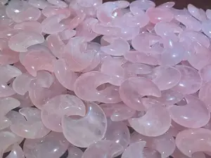 Shine(9336)gc.Rose quartz moons