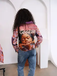 Handmade Girl Scout Cookies Tapestry Purple Jacket